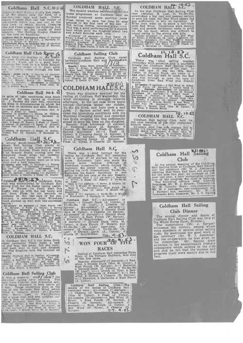 News cutting 1953